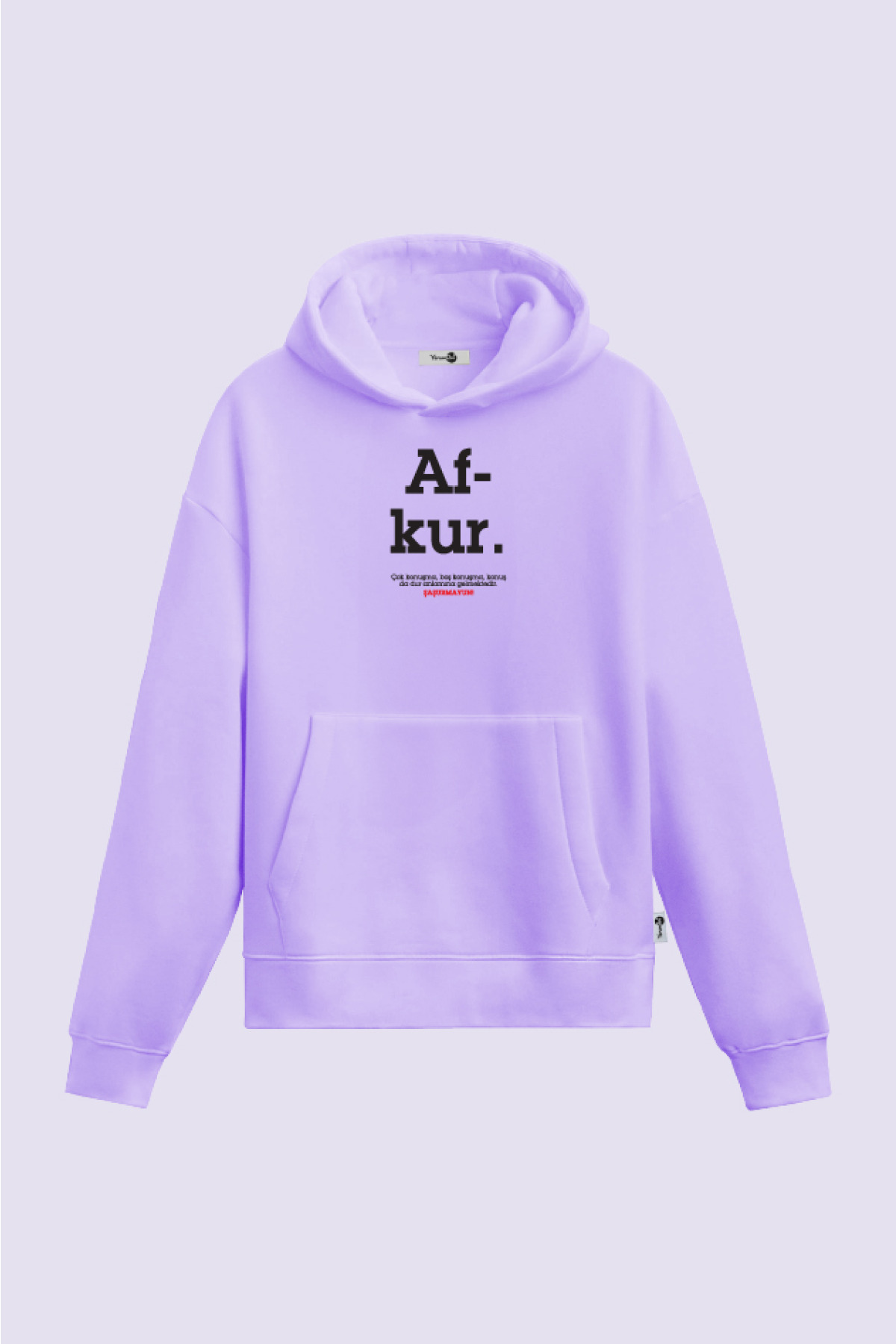 Afkur Kapüşonlu Sweatshirt Lila