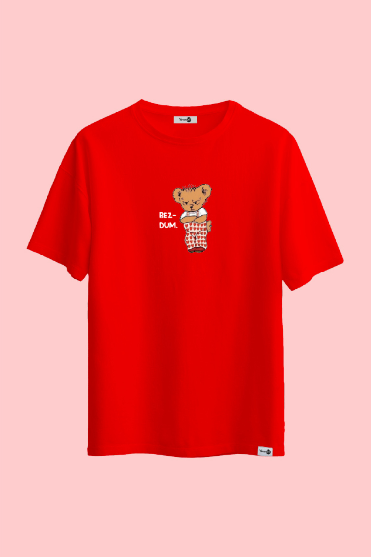 Bezdum Teddy Klasik Tshirt Kırmızı