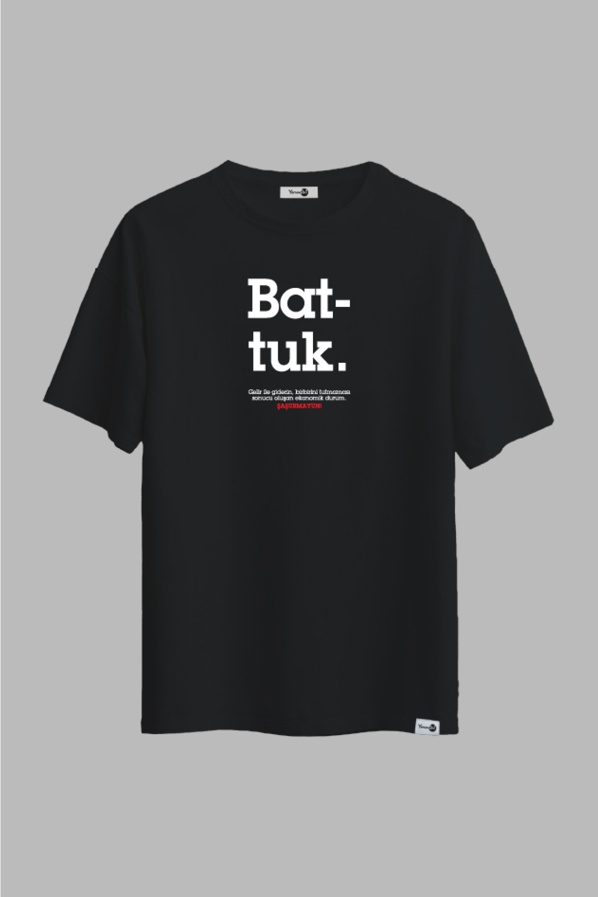 Battuk Klasik Tshirt Siyah