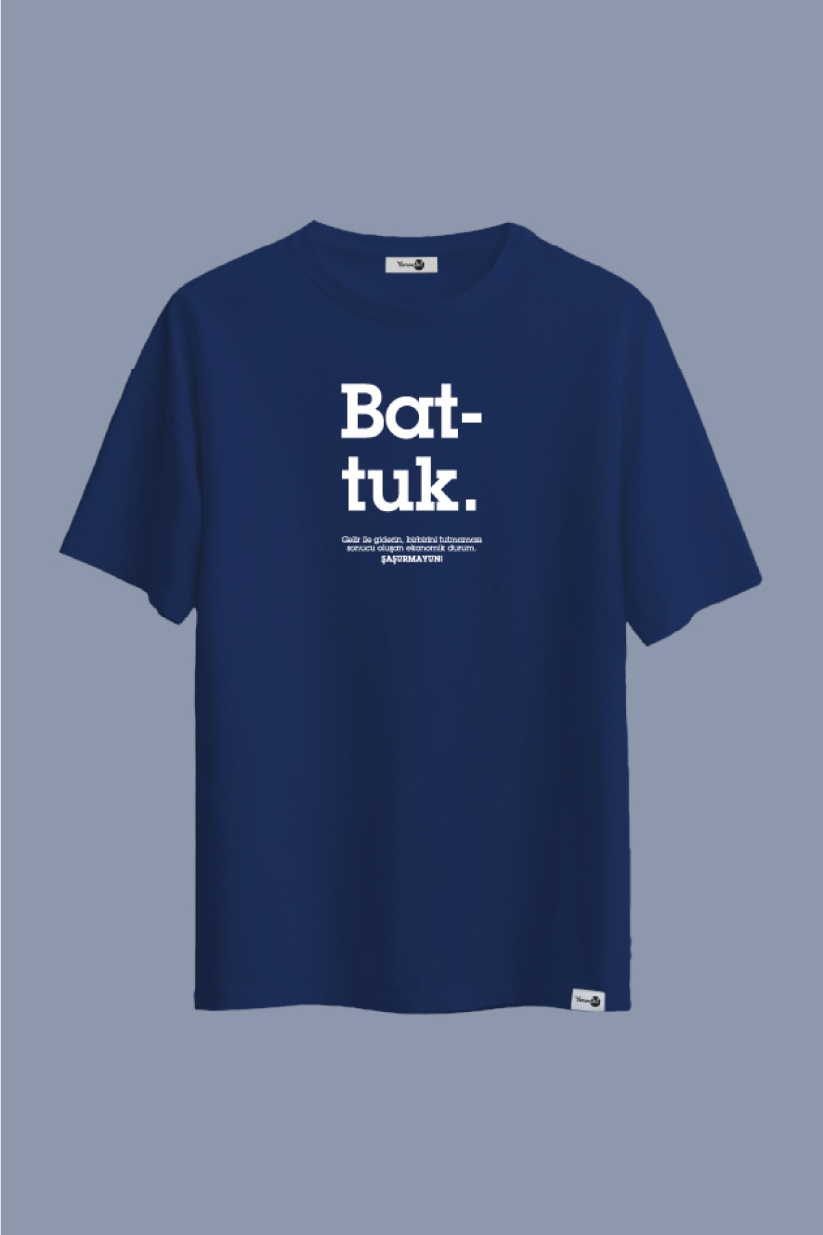 Battuk Klasik Tshirt Lacivert