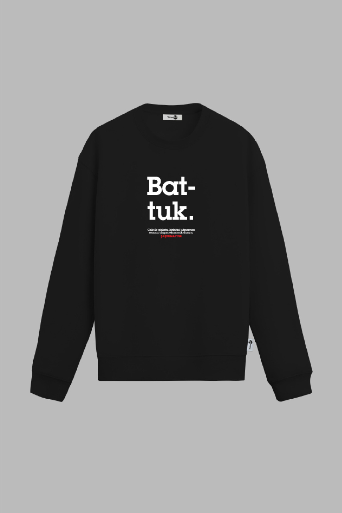 Battuk Sweatshirt Siyah