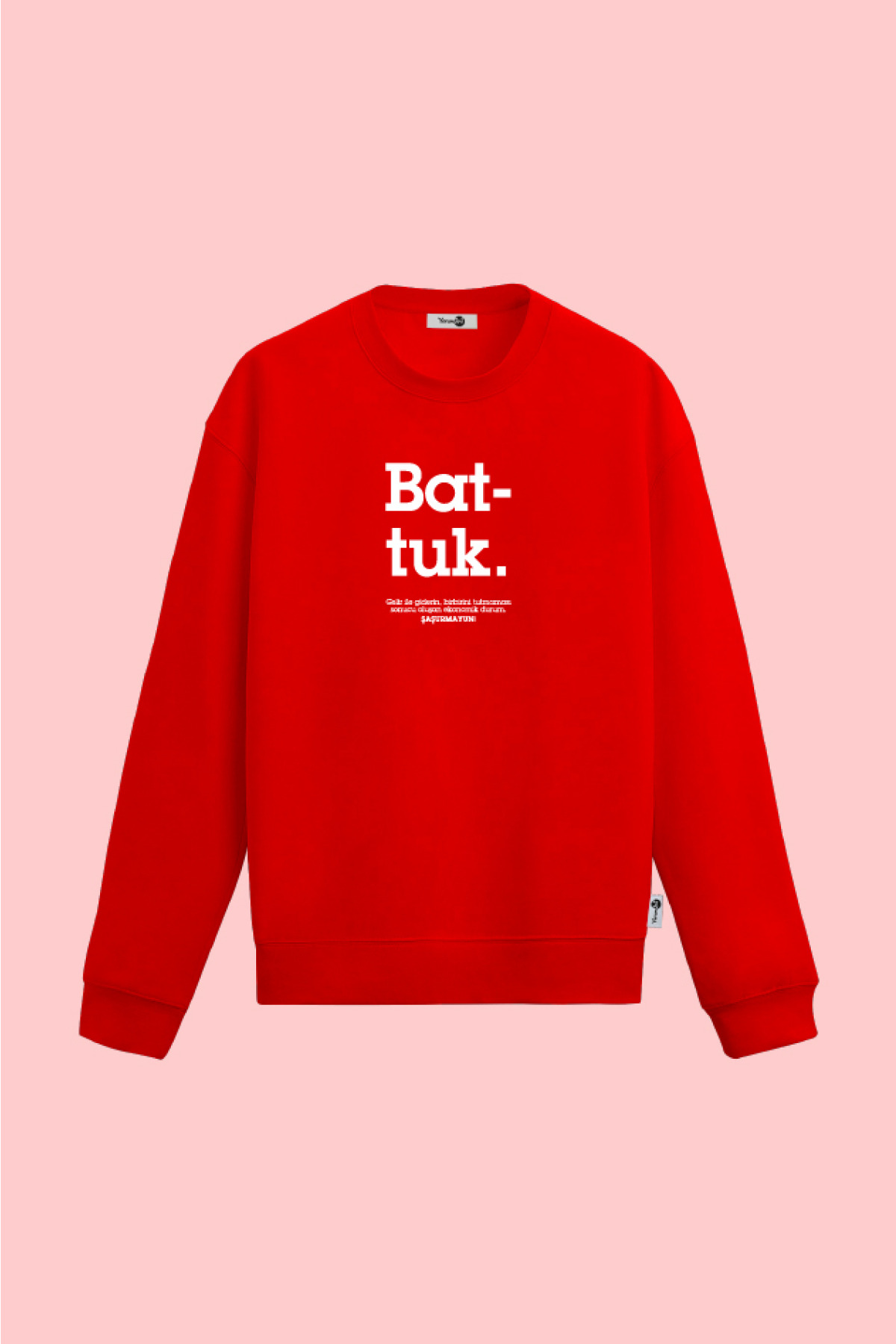 Battuk Sweatshirt Kırmızı