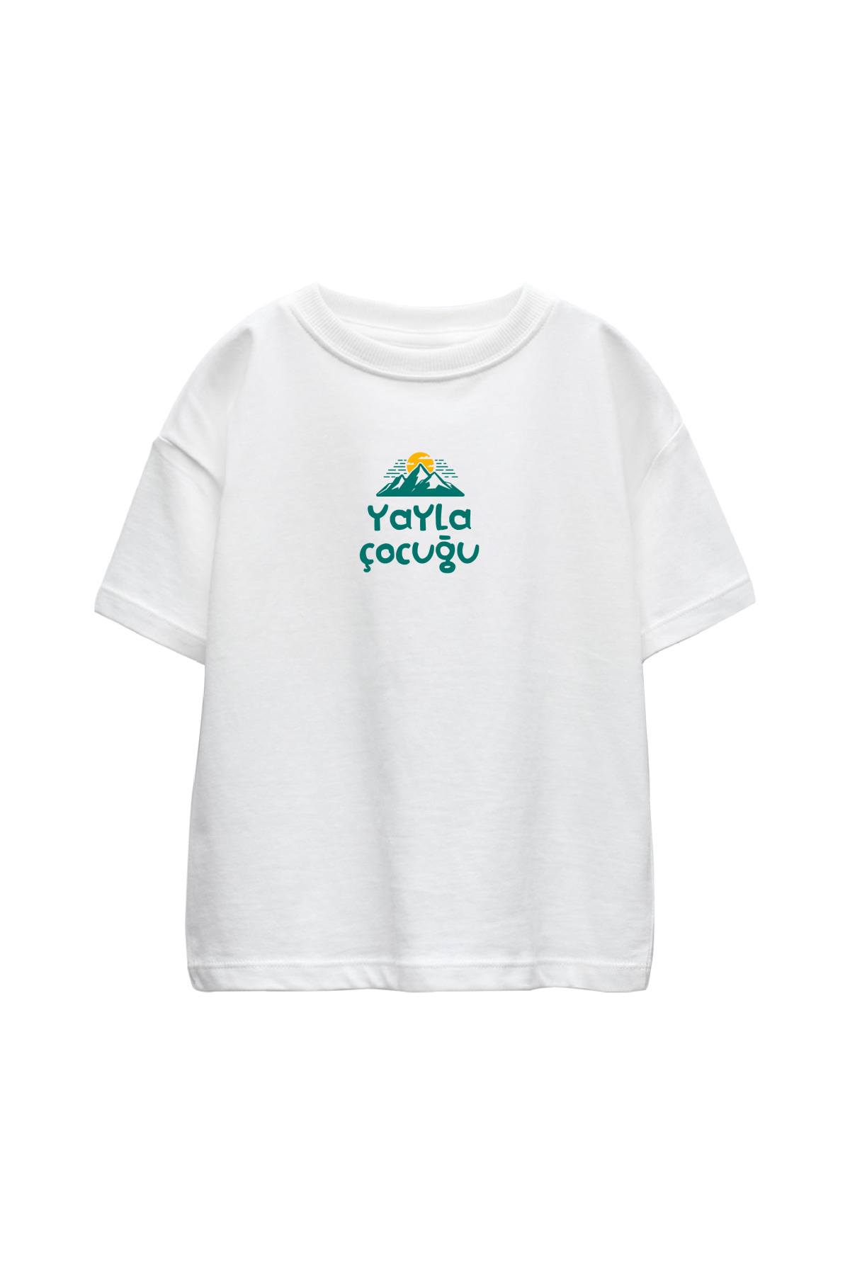 Yayla Çocuğu Çocuk Tshirt Beyaz