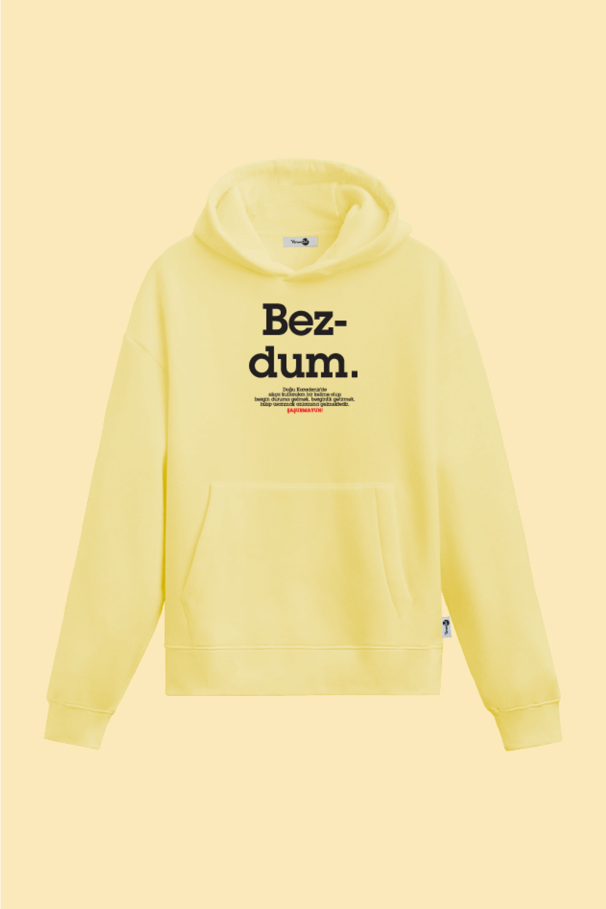 Bezdum Kapüşonlu Sweatshirt Sarı