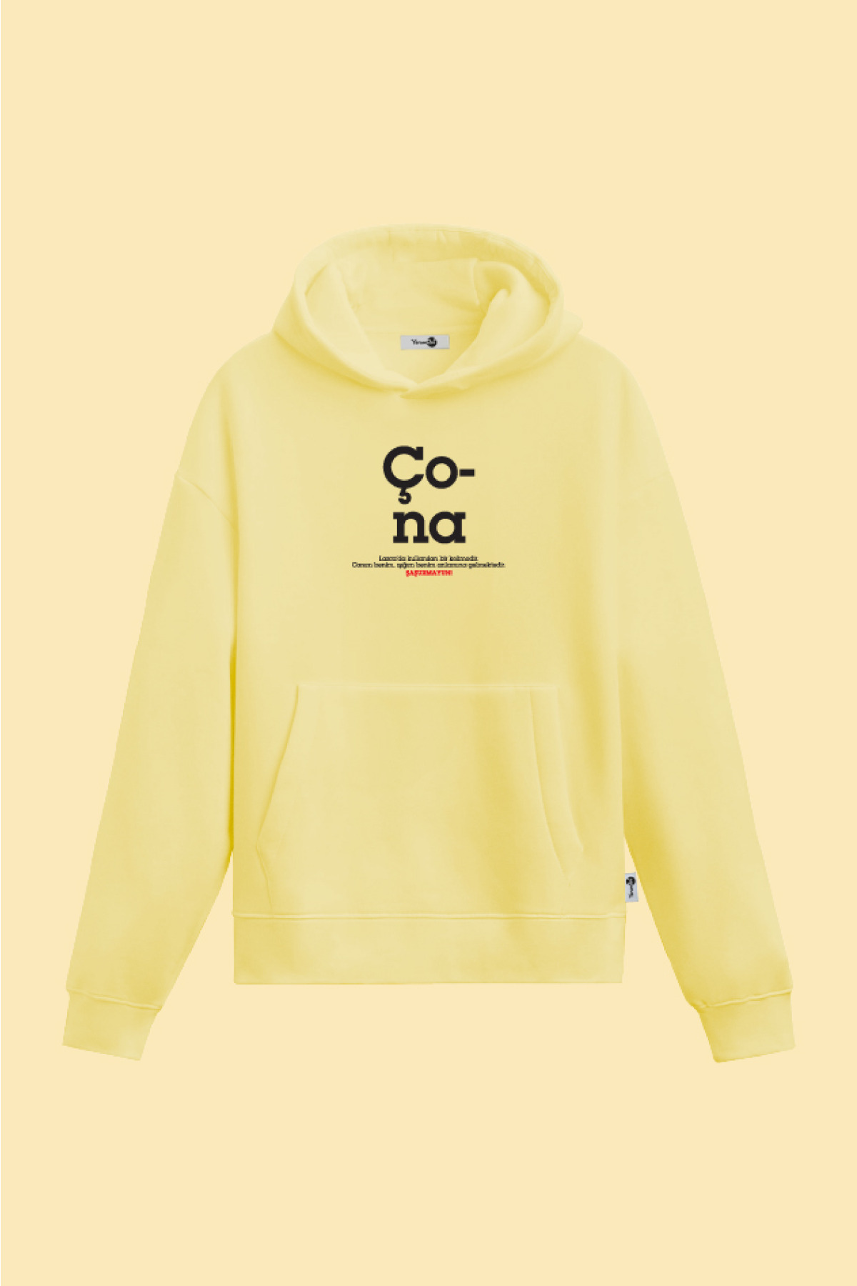 Çona Kapüşonlu Sweatshirt Sarı