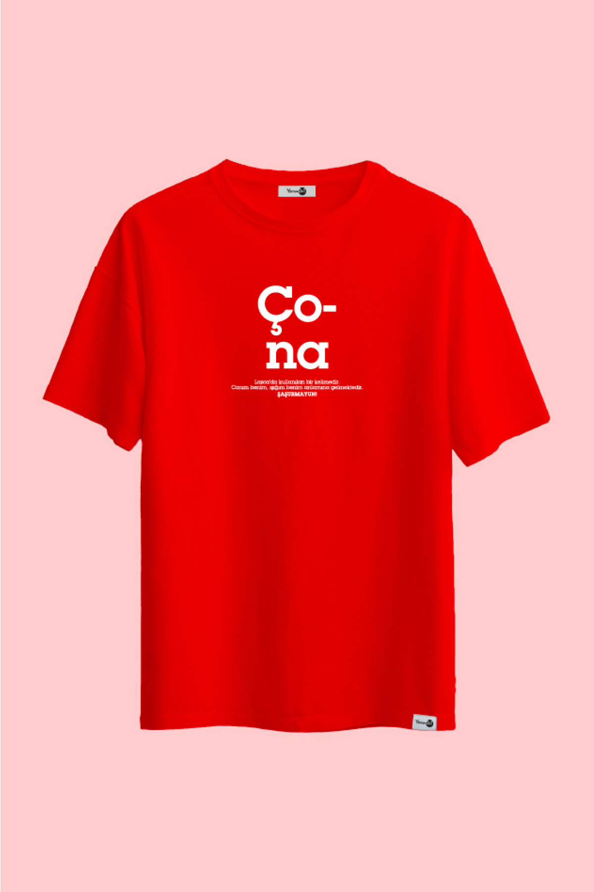 Çona Klasik Tshirt Kırmızı