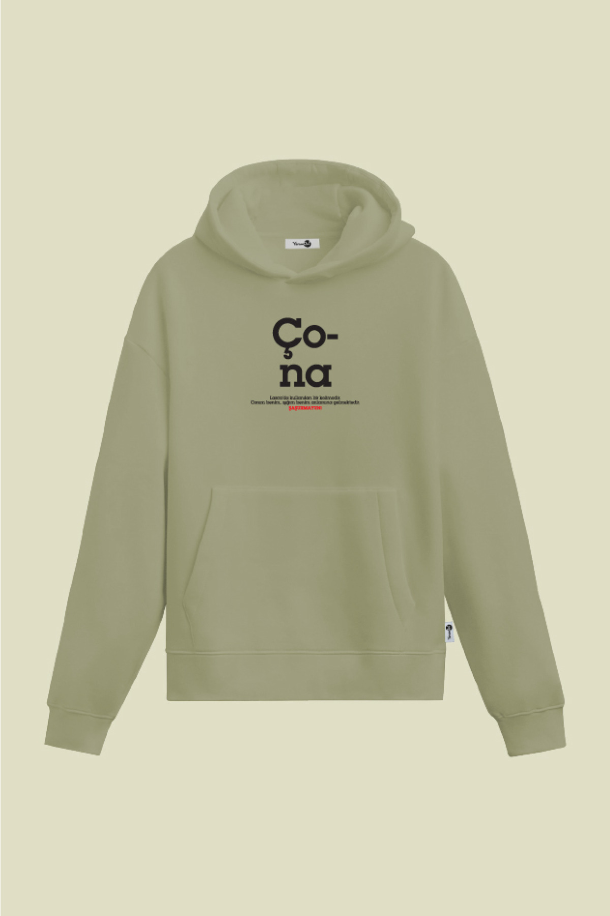 Çona Kapüşonlu Sweatshirt Mint Yeşil