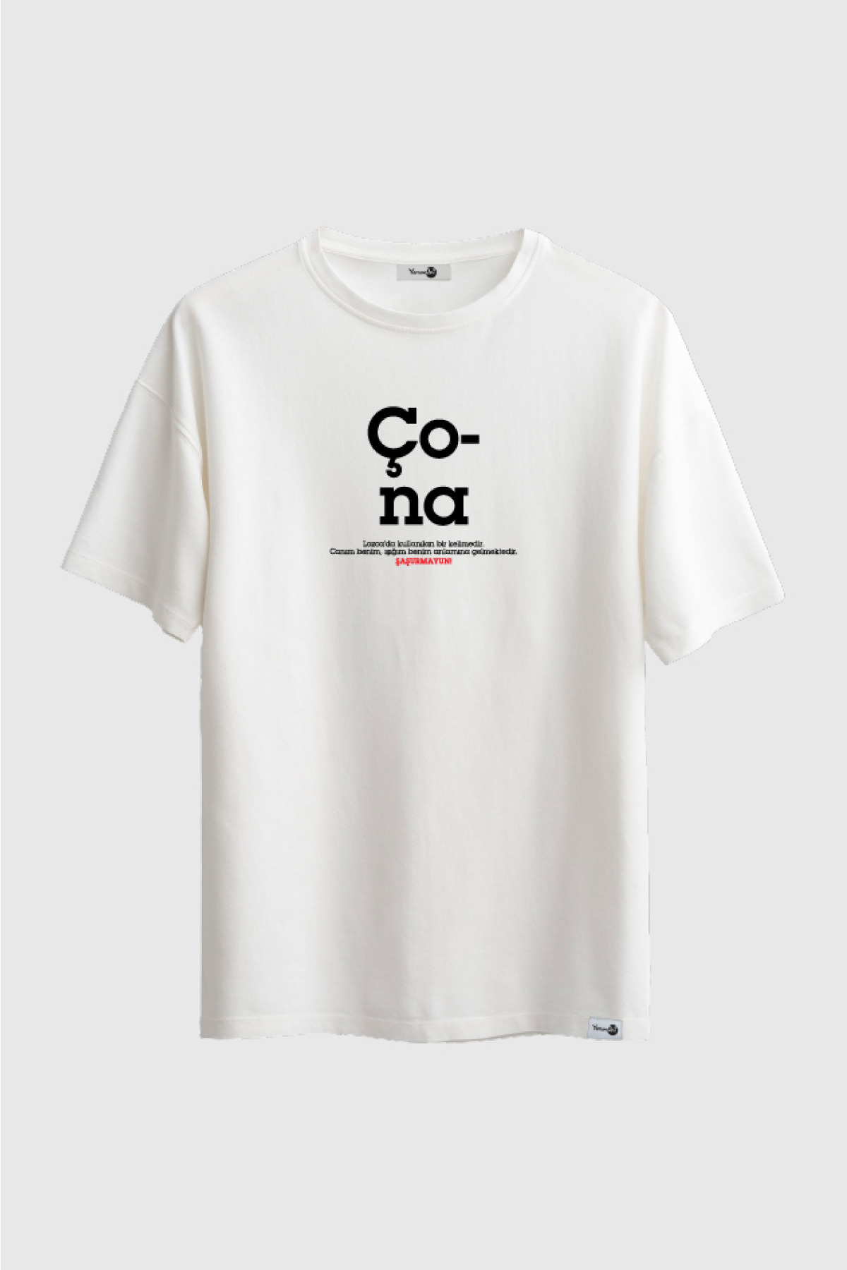 Çona Klasik Tshirt Beyaz