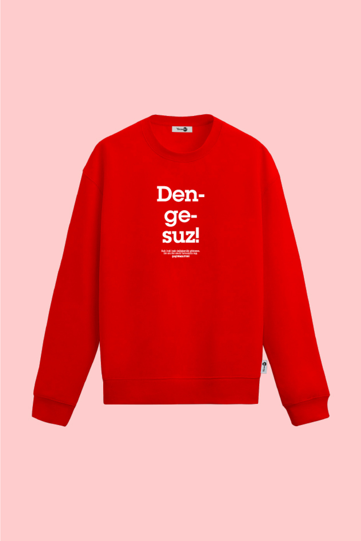 Dengesuz Sweatshirt Kırmızı