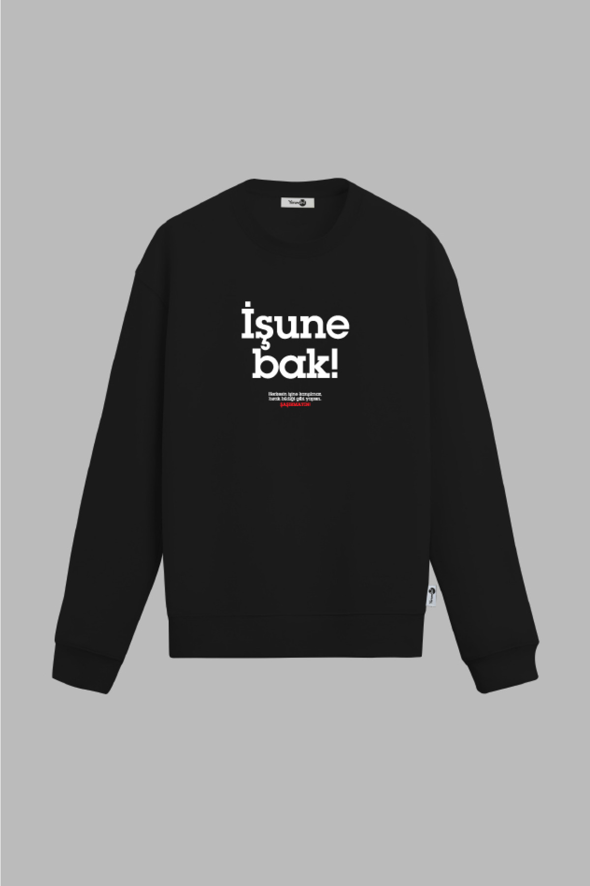 İşune Bak Sweatshirt Siyah