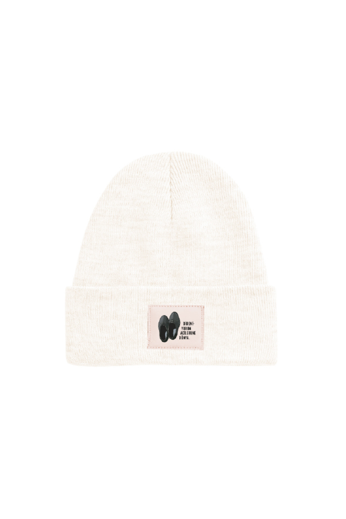 Kara Lastik Bere Ekru