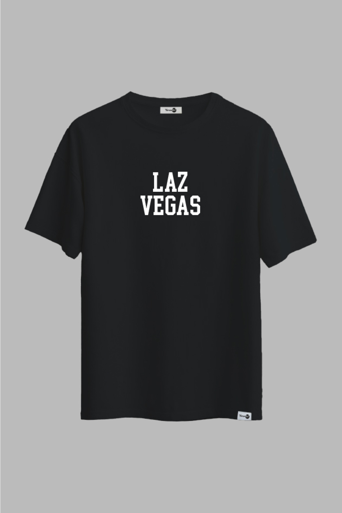 Laz Vegas Klasik Tshirt Siyah