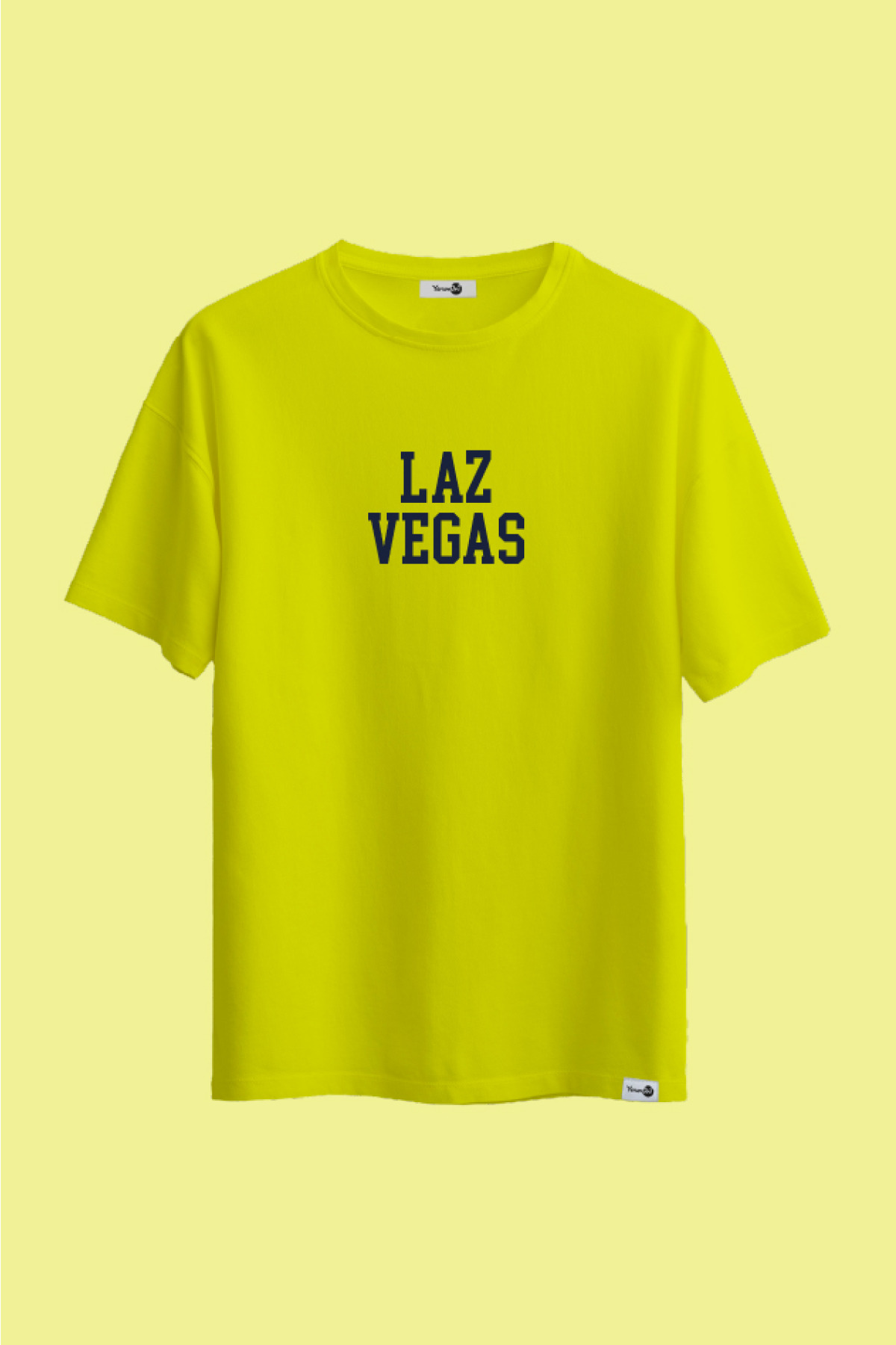 Laz Vegas Klasik Tshirt Neon Yeşil