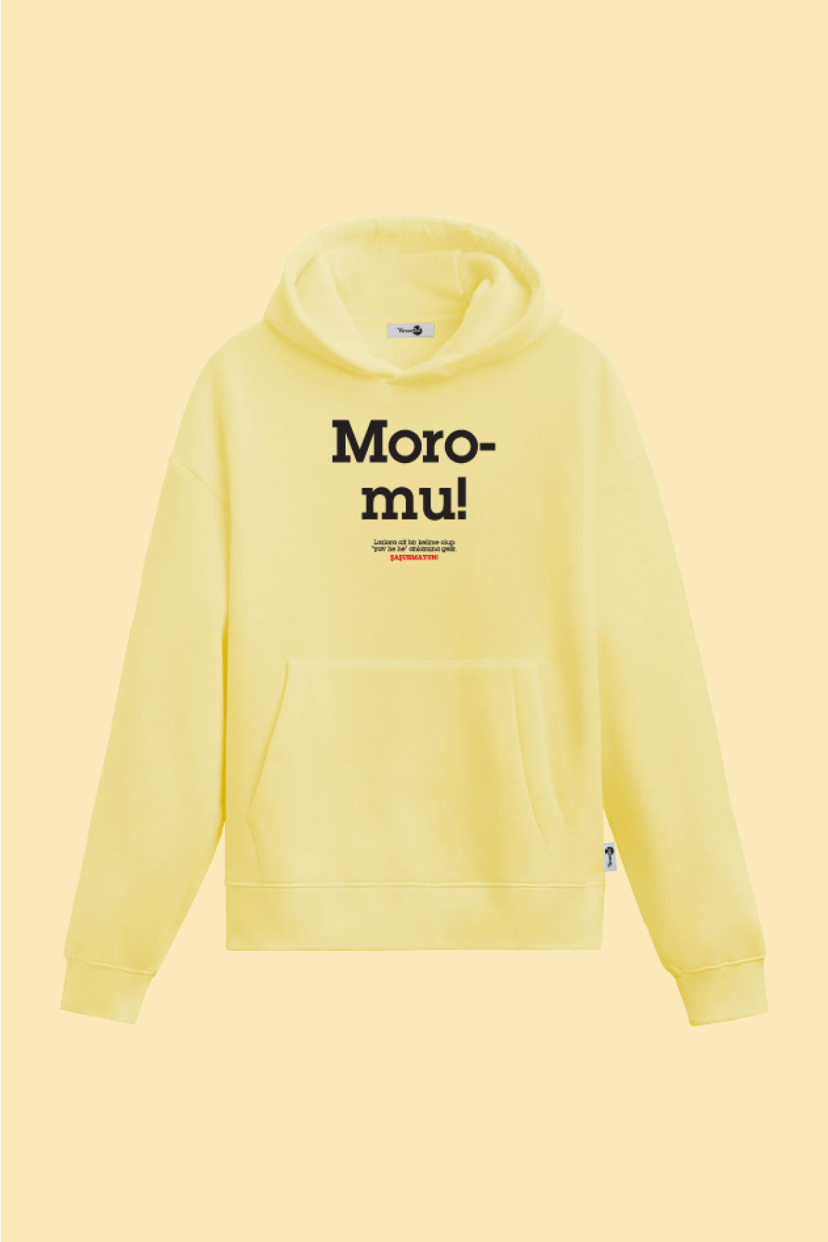 Moro Mu Kapüşonlu Sweatshirt Sarı