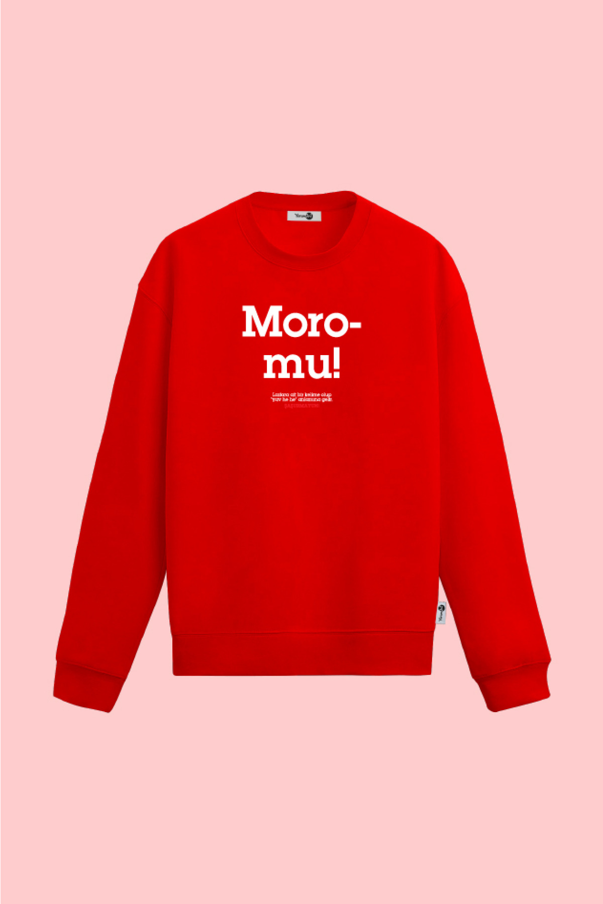 Moro Mu Sweatshirt Kırmızı