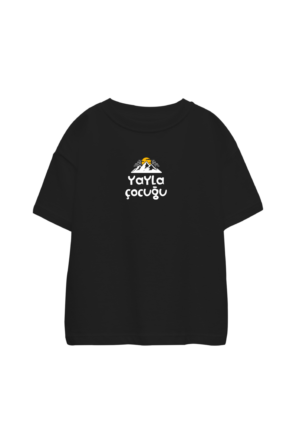 Yayla Çocuğu Çocuk Tshirt Siyah