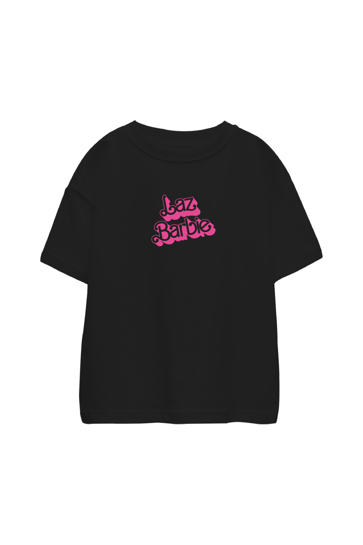 Laz Barbie Çocuk Tshirt Siyah