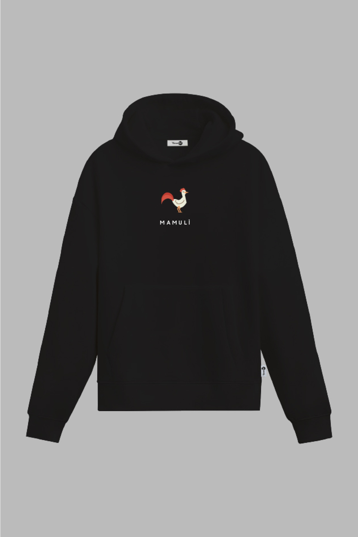 Mamuli Kapüşönlu Sweatshirt Siyah