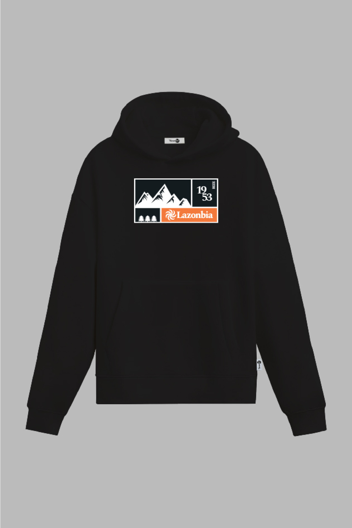 Lazonbia 6 Kapüşonlu Sweatshirt Siyah