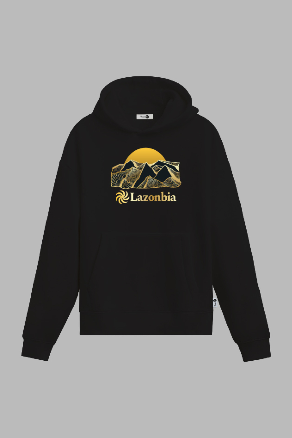 Lazonbia 3 Kapüşonlu Sweatshirt Siyah