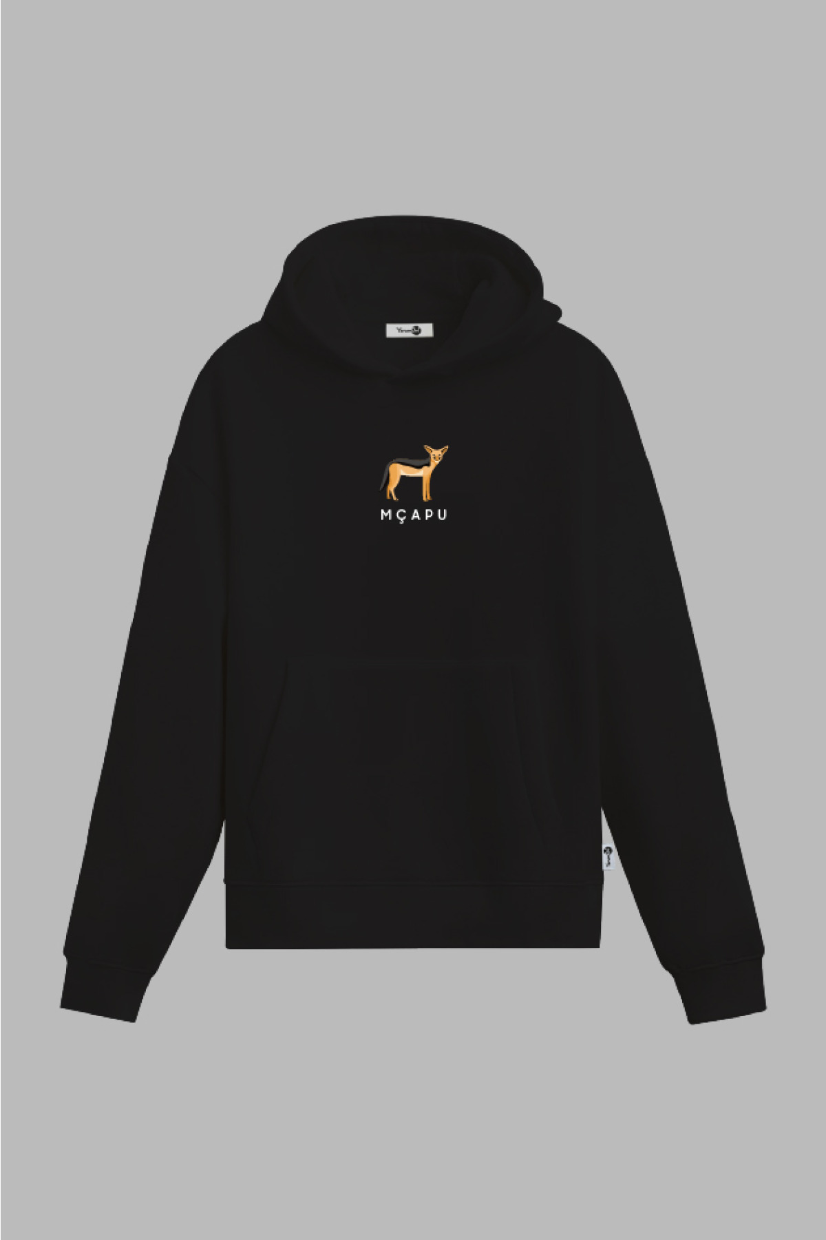 Mçapu Kapüşonlu Sweatshirt Siyah