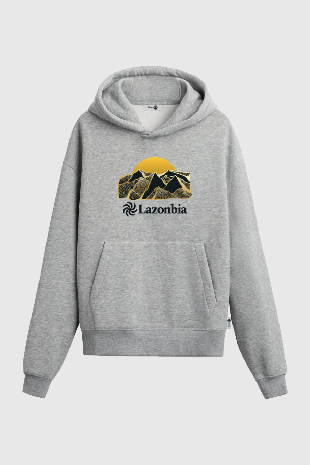 Lazonbia 3 Kapüşonlu Sweatshirt Gri