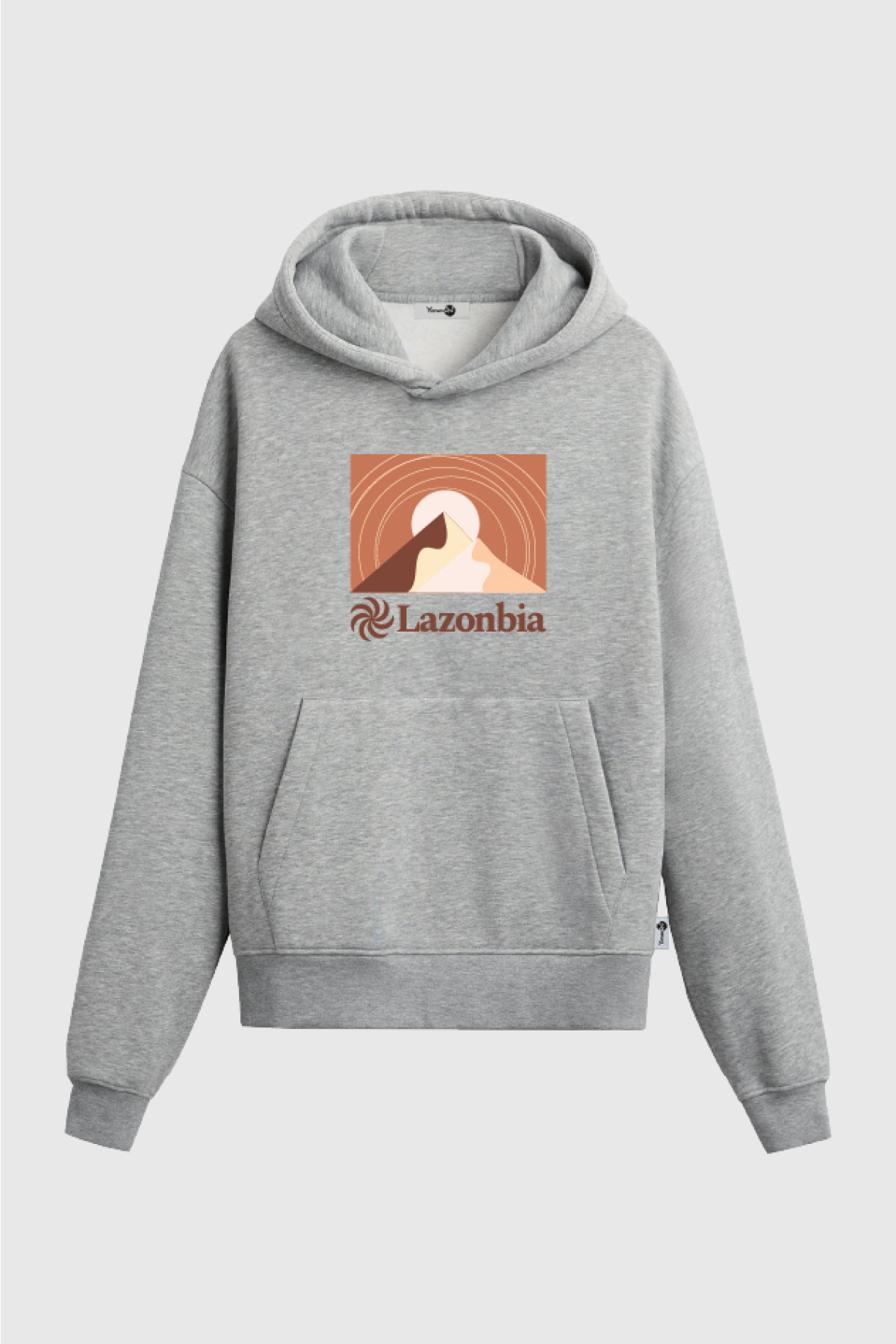 Lazonbia 5 Kapüşonlu Sweatshirt Gri