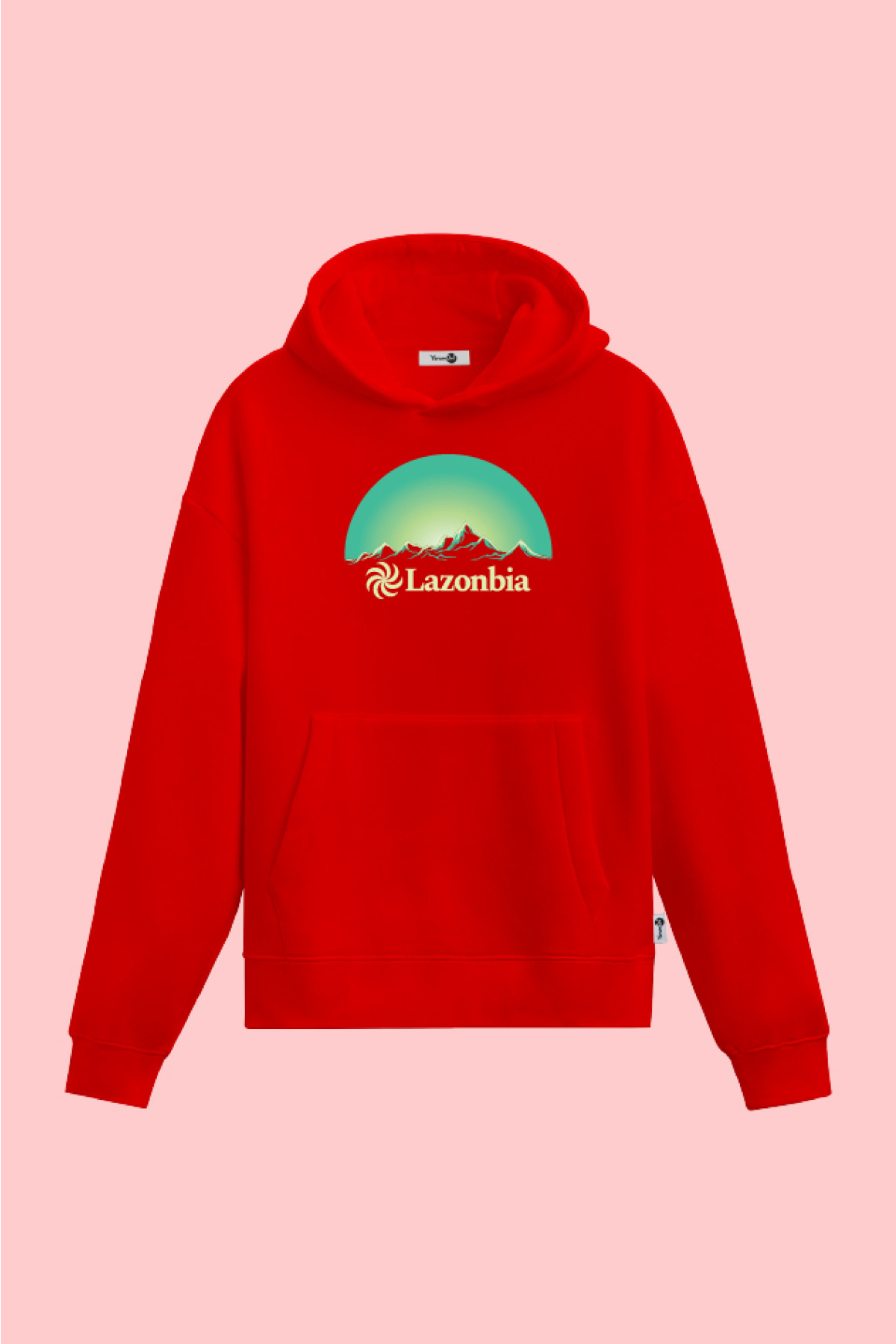 Lazonbia 4 Kapüşonlu Sweatshirt Kırmızı