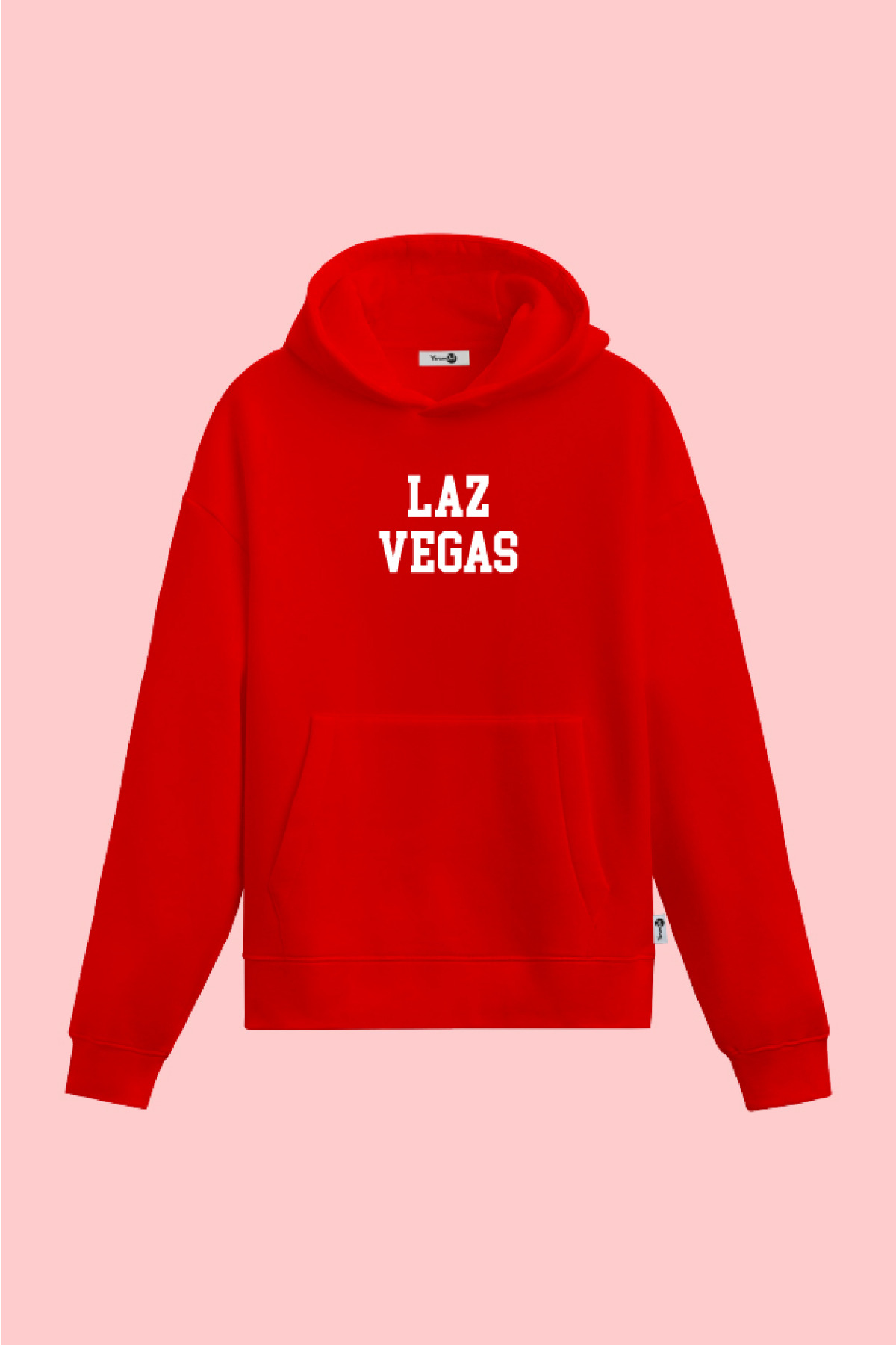 Laz Vegas 2 Kapüşönlu Sweatshırt Kırmızı