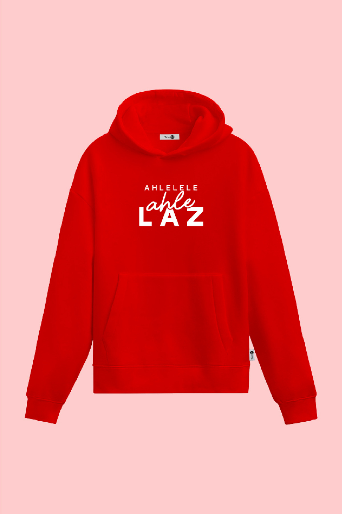 Ahlelelaz Kapüşonlu Sweatshirt Kırmızı