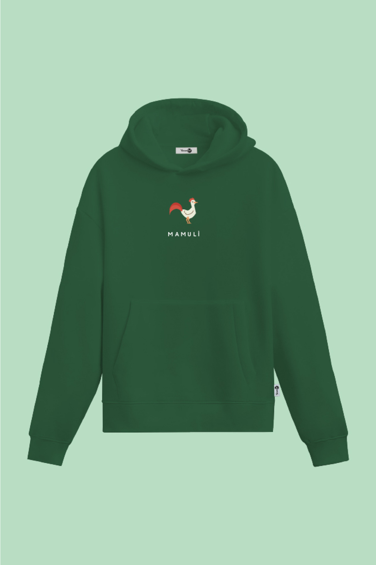 Mamuli Kapüşönlu Sweatshirt Yeşil
