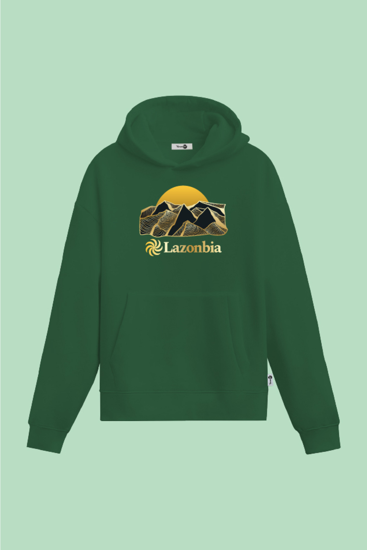 Lazonbia 3 Kapüşonlu Sweatshirt Yeşil