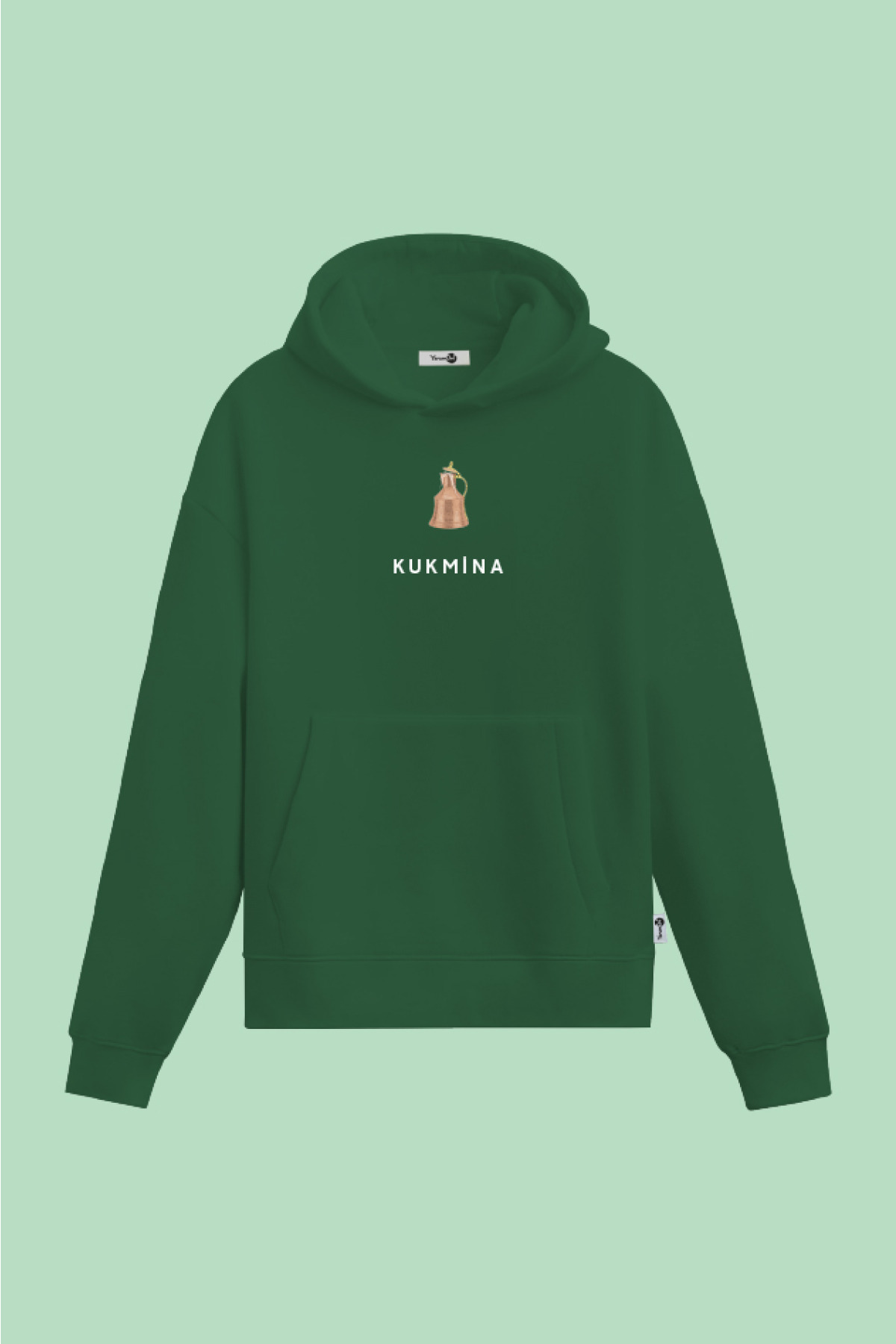 Kukmina Kapüşönlu Sweatshirt Yeşil