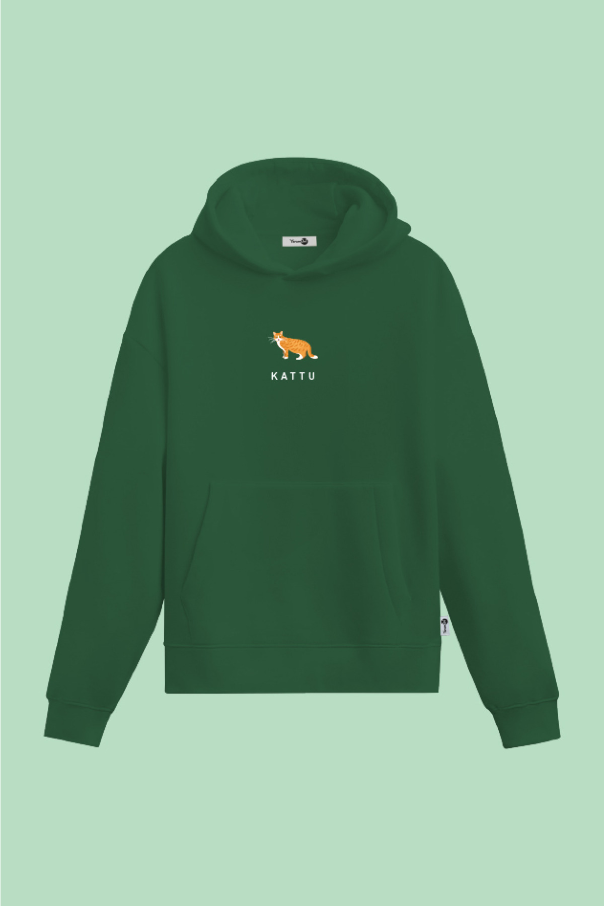 Kattu Kapüşönlu Sweatshirt Yeşil