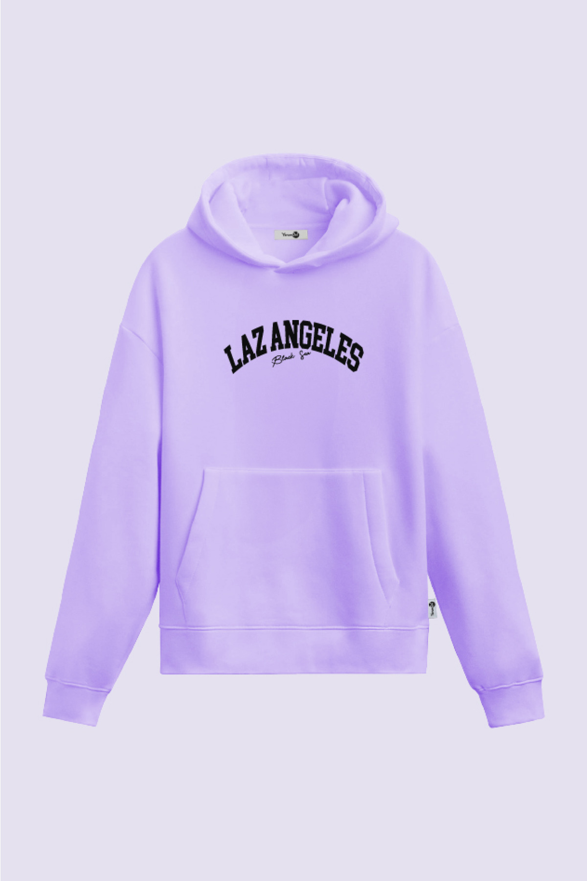 Laz Angeles Kapüşonlu Sweatshirt Lila