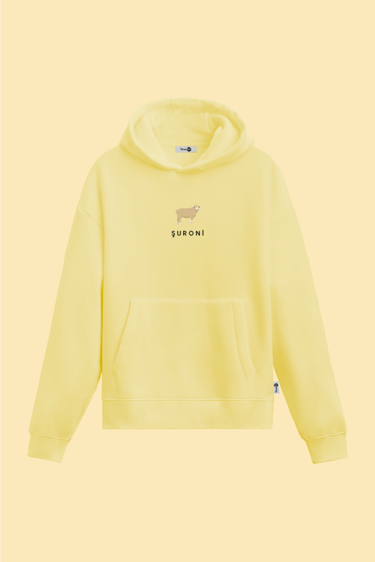 Şuroni Kapüşonlu Sweatshirt Sarı
