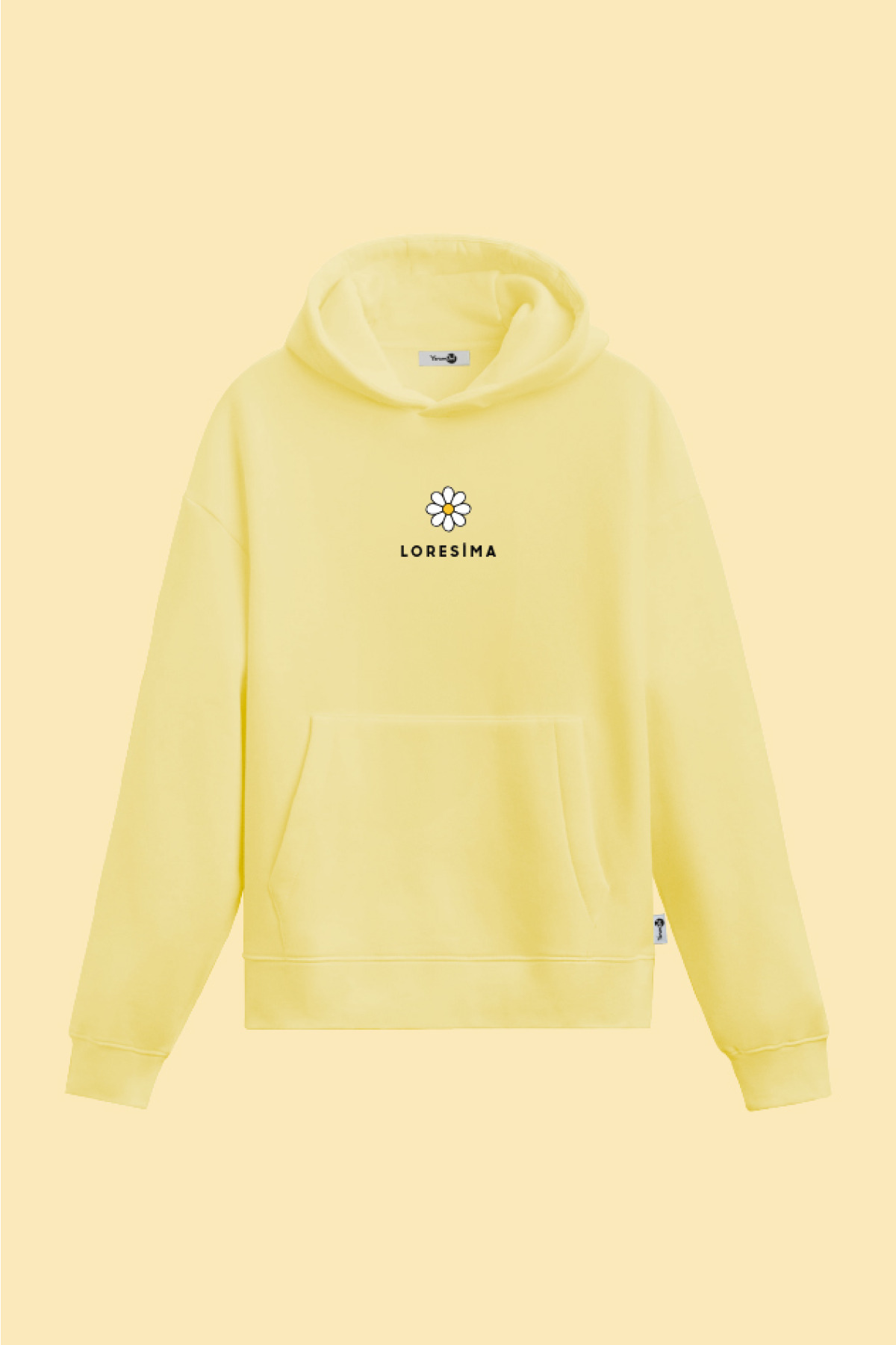 Loresima Kapüşonlu Sweatshirt Sarı
