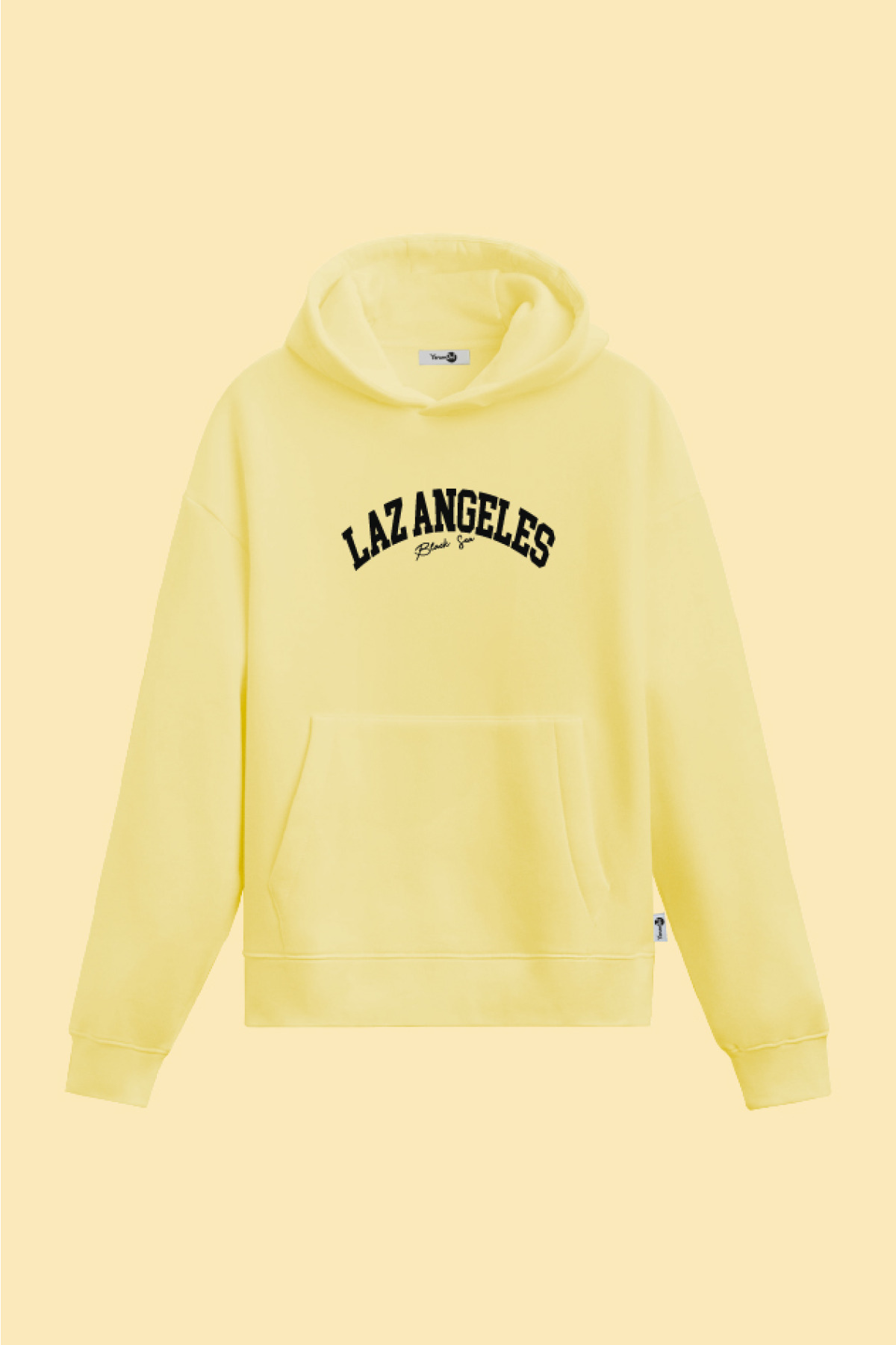 Laz Angeles Kapüşonlu Sweatshirt Sarı