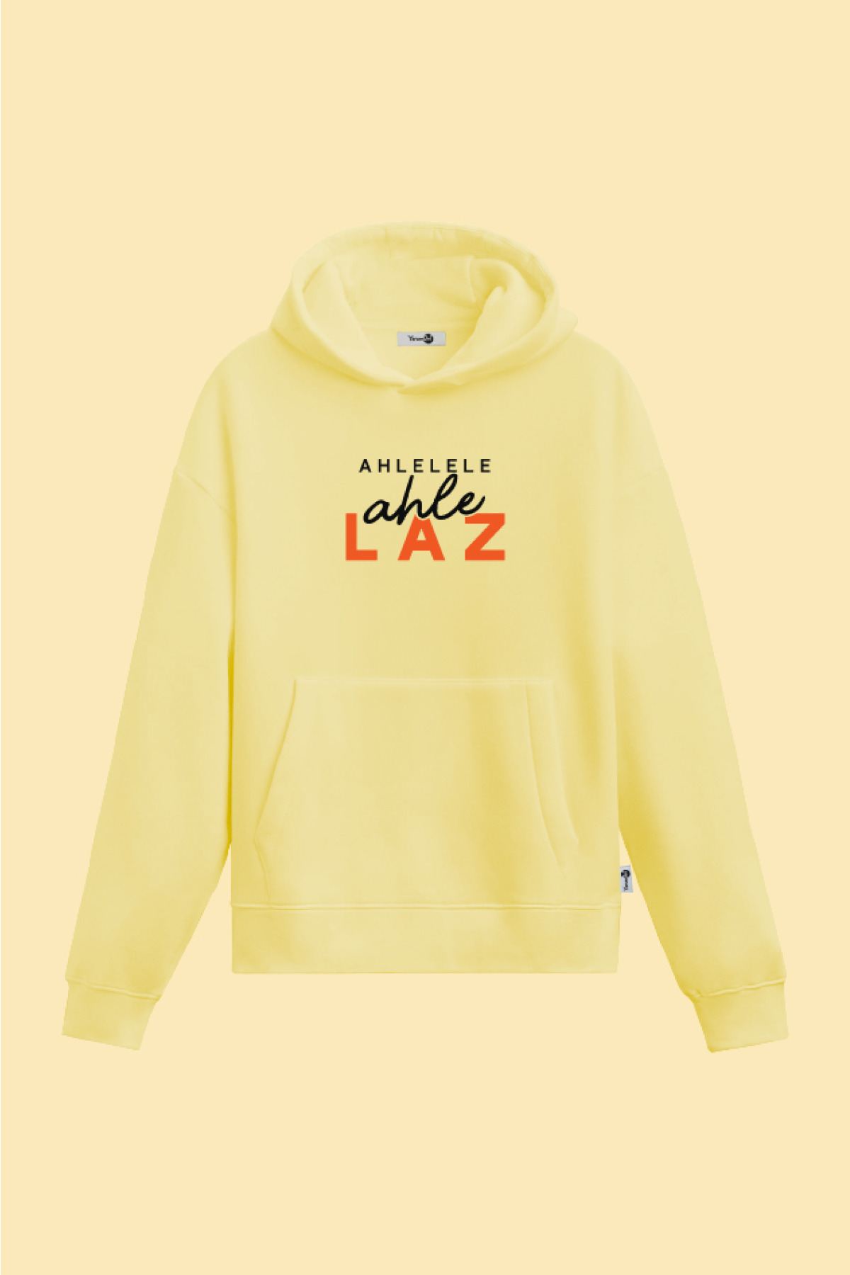 Ahlelelaz Kapüşonlu Sweatshirt Sarı