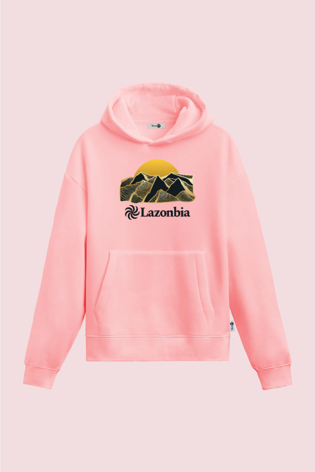 Lazonbia 3 Kapüşonlu Sweatshirt Pembe