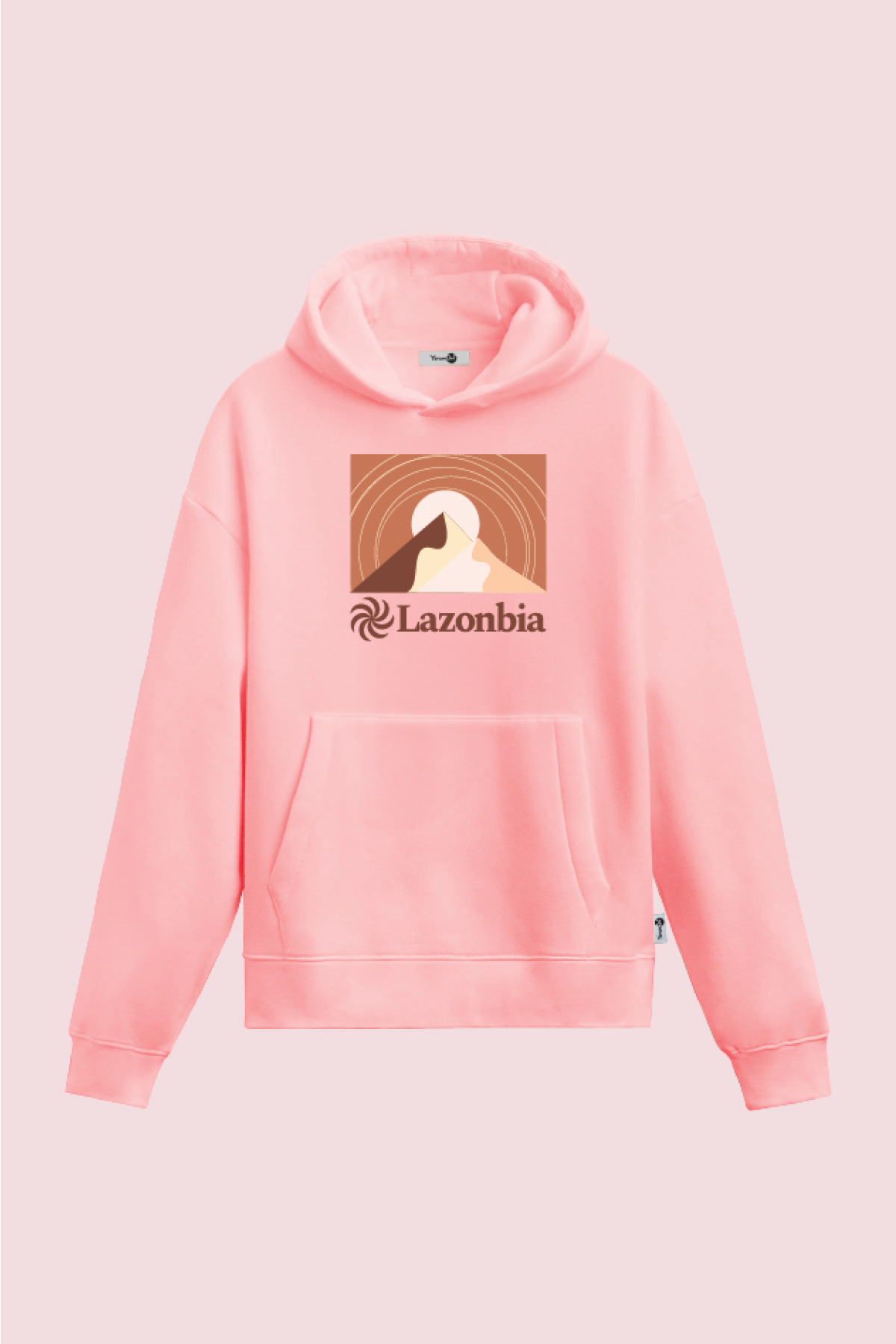 Lazonbia 5 Kapüşonlu Sweatshirt Pembe