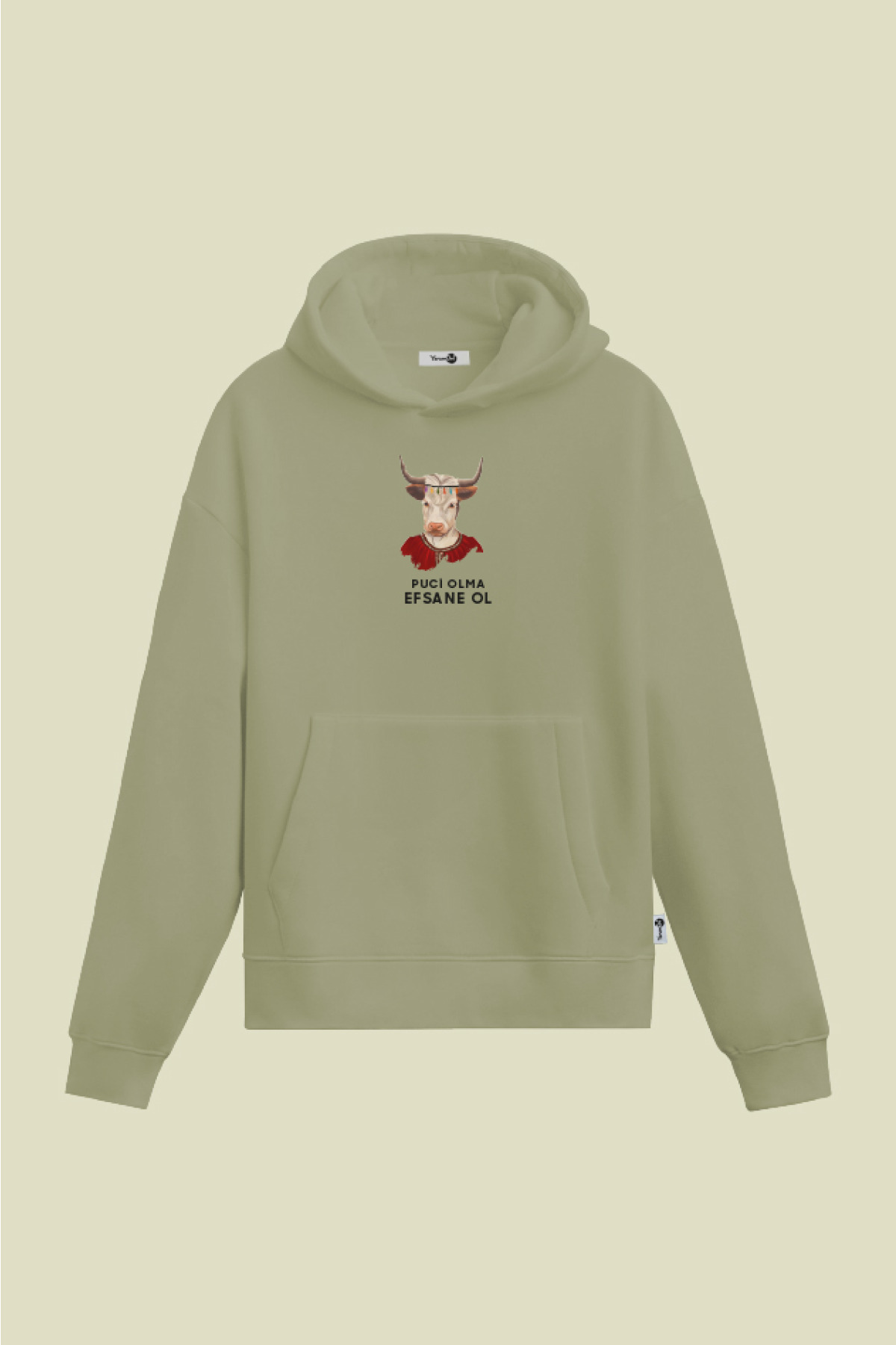 Puci Olma Efsane Ol Kapüşonlu Sweatshirt Mint