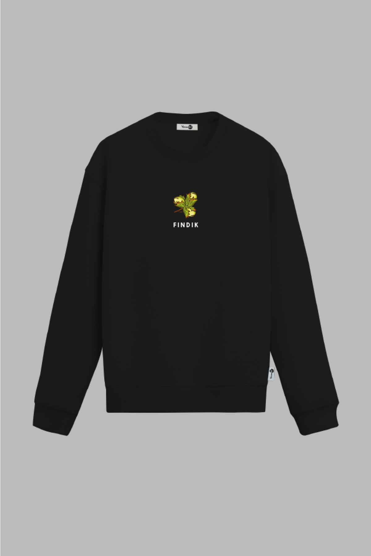 Fındık Sweatshirt Siyah
