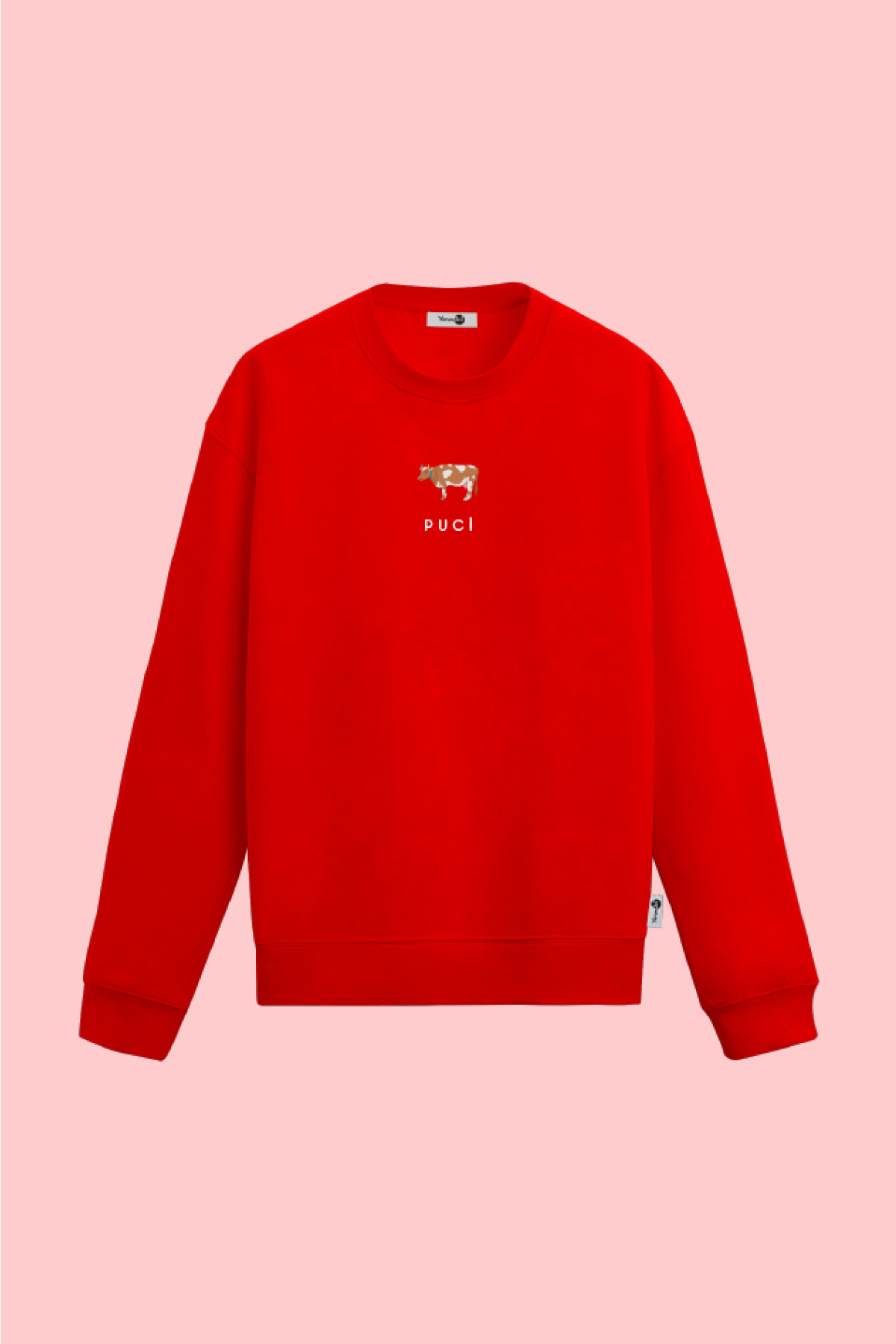 Puci Sweatshirt Kırmızı