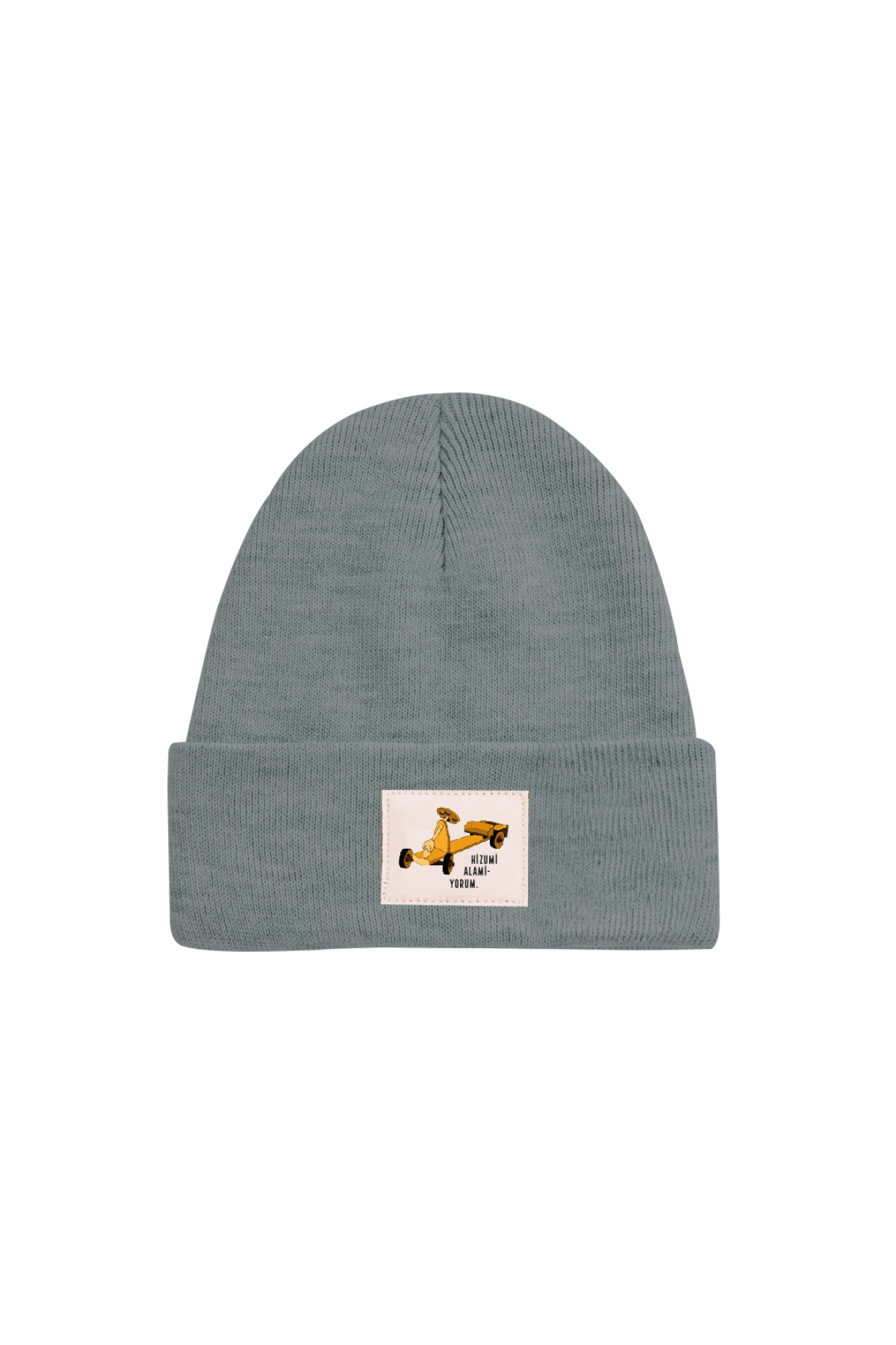 Tahta Araba Bere Gri