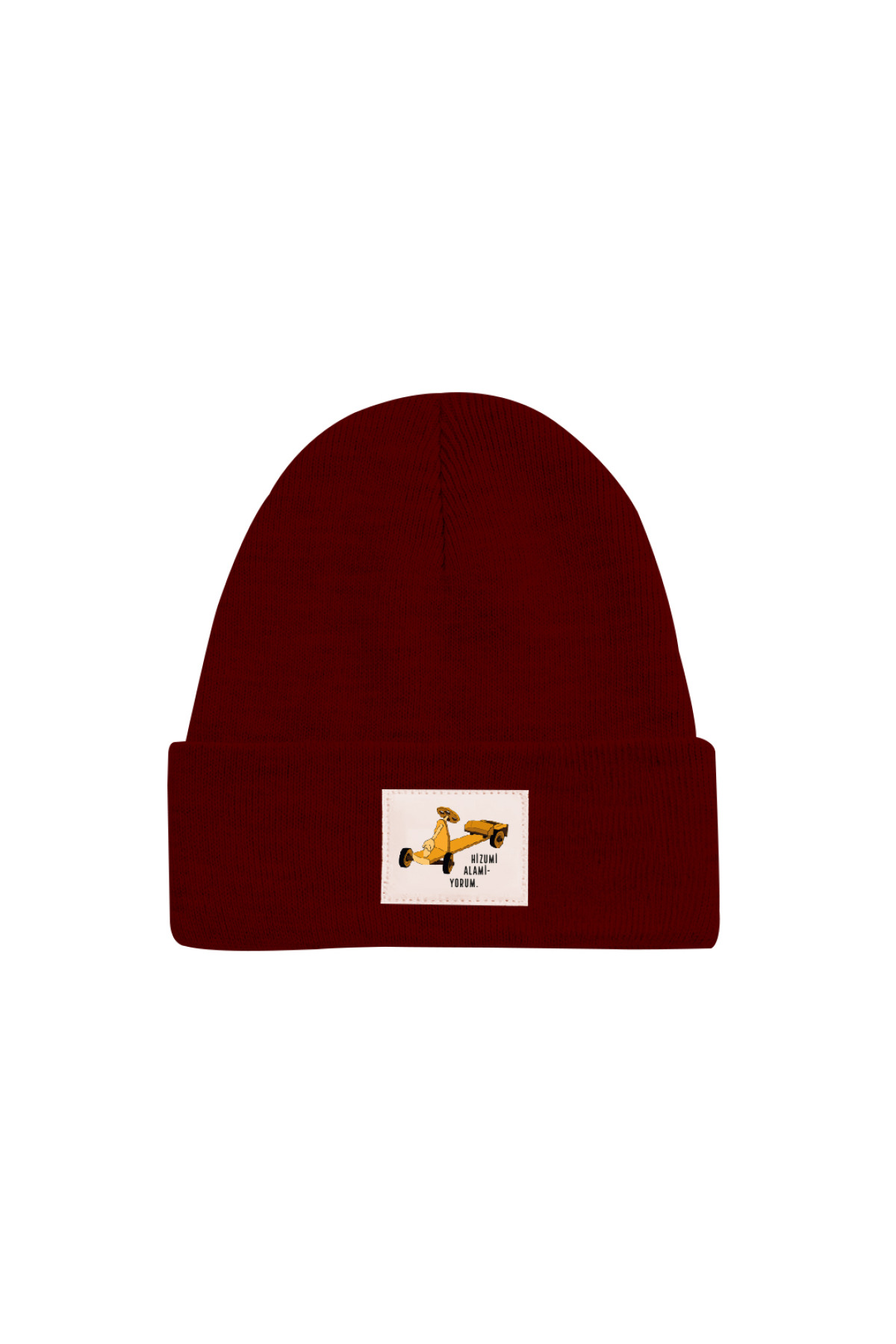 Tahta Araba Bere Kahverengi