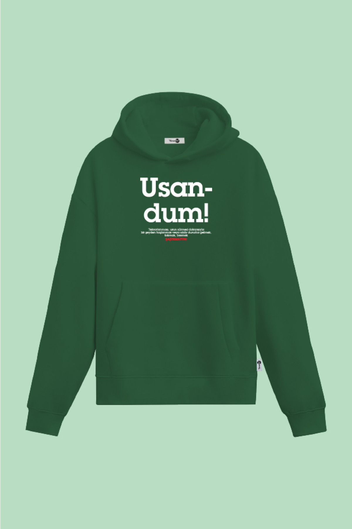 Usandum Kapüşonlu Sweatshirt Yeşil