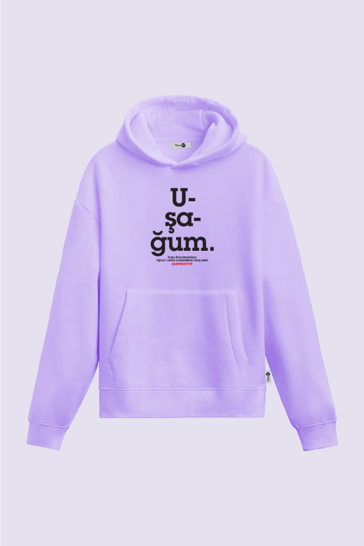 Uşağum Kapüşonlu Sweatshirt Lila