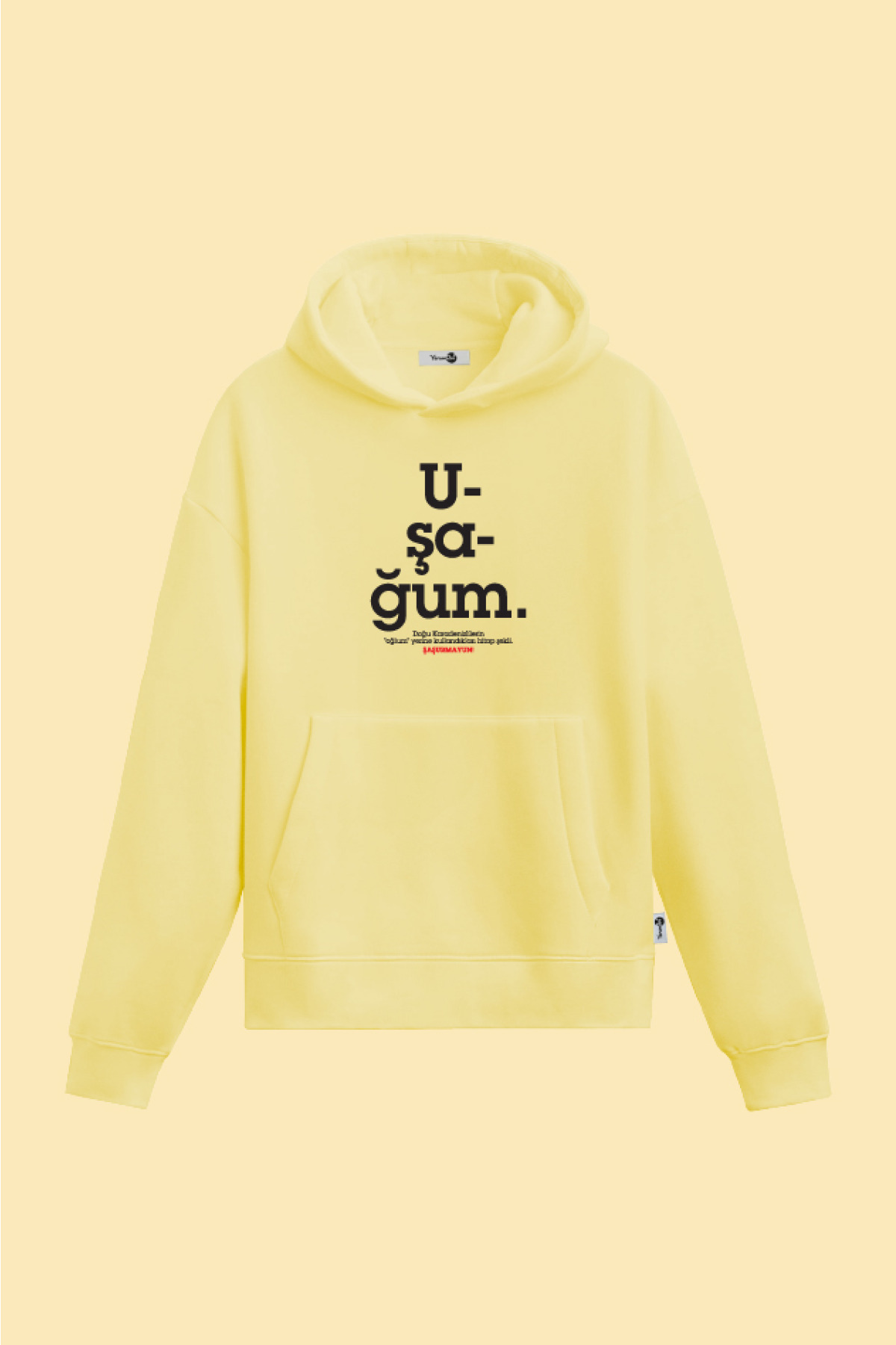 Uşağum Kapüşonlu Sweatshirt Sarı