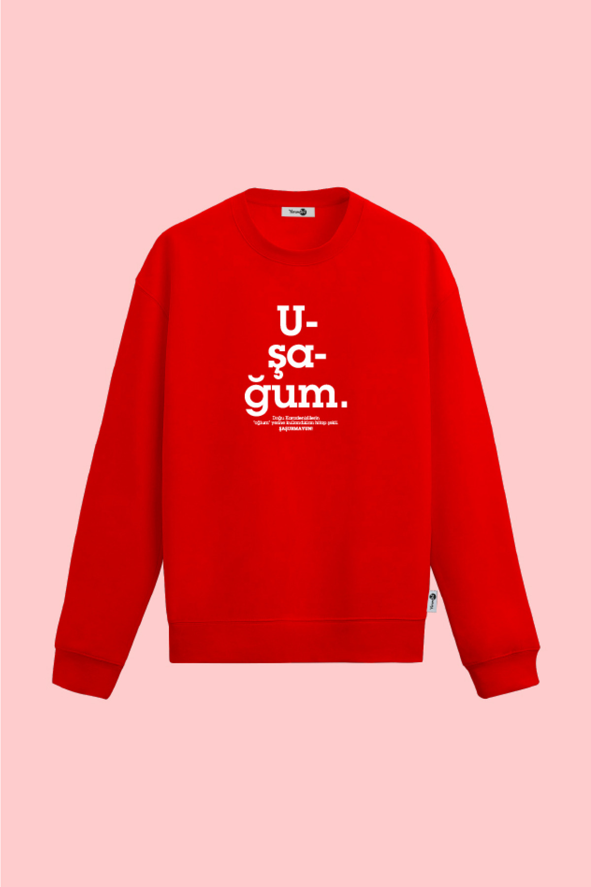 Uşağum Sweatshirt Kırmızı
